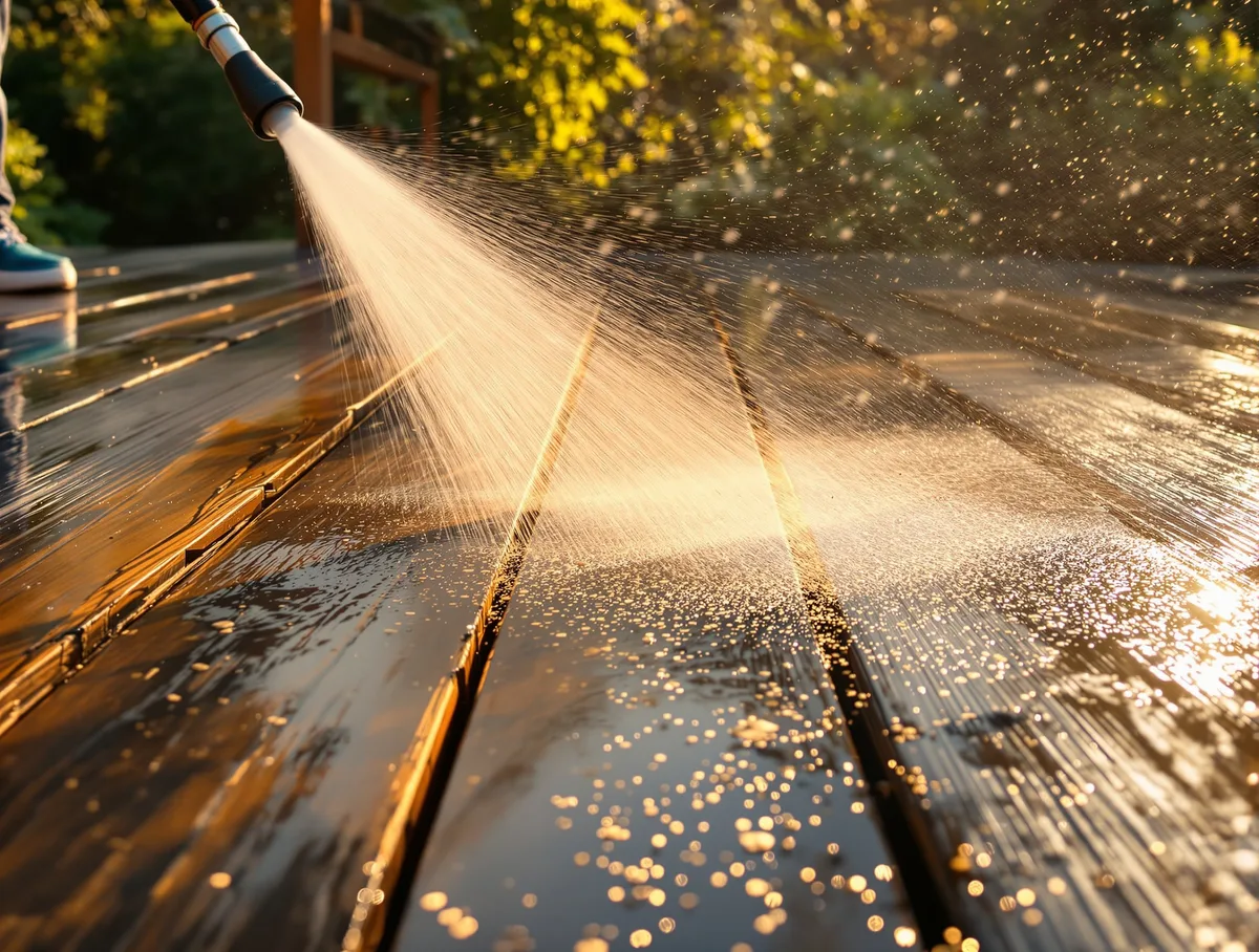 Deck and fence washing