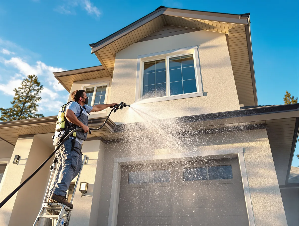 House soft washing siding